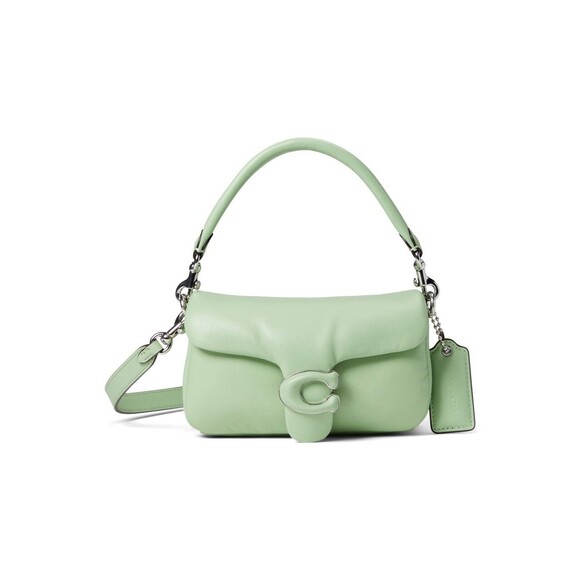 Coach Tabby 18 Pillow Leather Shoulder Bag Pale Pistachio C3880 NWT $395 Retail